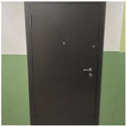 Входная дверь в подъезде, нейтральный кадр